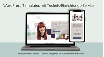 WordPress Templats mit Einrichtungsservice